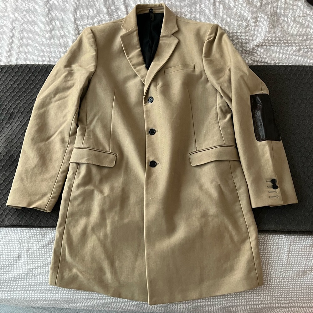 Gazzarini Beige Duster Coat Size 48 (Med) Made in Italy